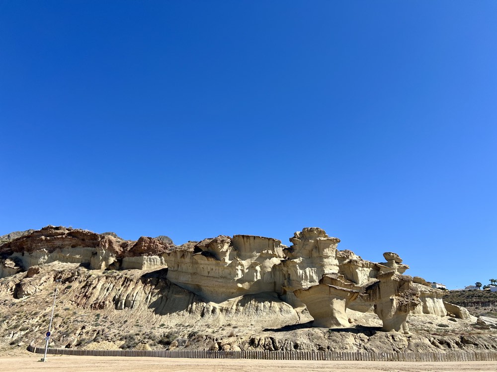 Rocky coastline at Bolnuevo