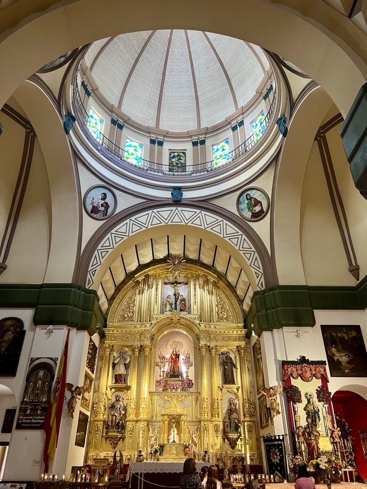Church interior in Cartagena