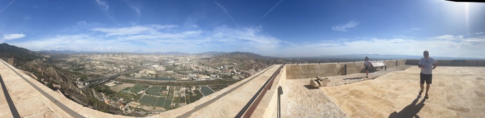 View from Lorca Castle