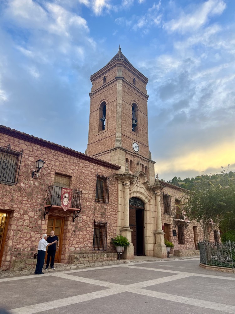 Bell tower at the Monasterio de Santa Eulalia